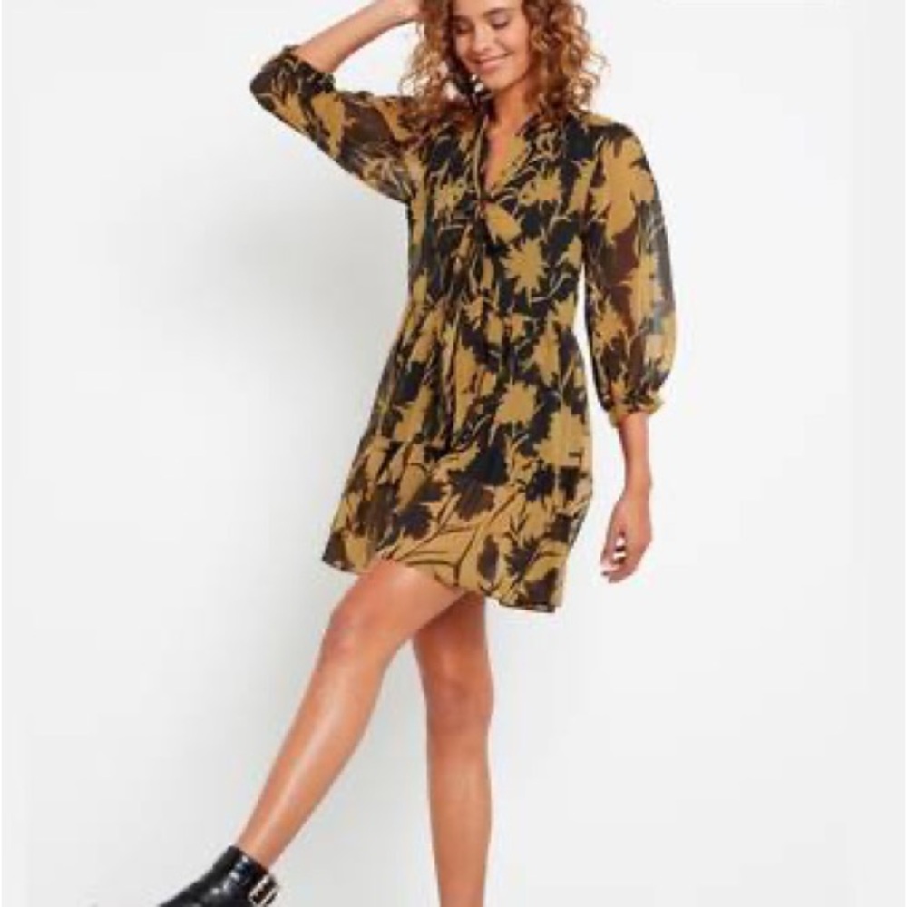 F&F Black Tier Swing Dress